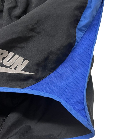 Women's Nike Dry Fit Running shorts black and blue EUC - Medium - Picture 6 of 7